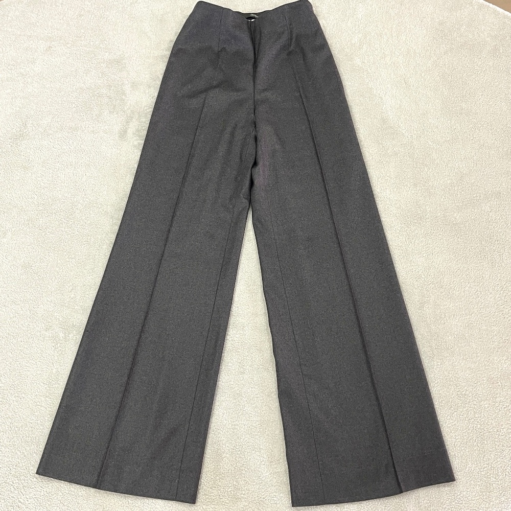 Les Copains Wool Wide Leg Trousers Size 0
